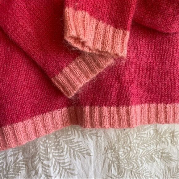 Tommy Hilfiger Y2K Pink Mohair Blend Cardigan Sweater - Picture 6 of 9